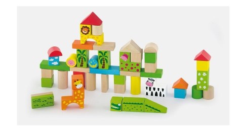 ND18_0841 VIGA 50286 KLOCKI 50 ELEMENTÓW -ZOO 0841, Viga