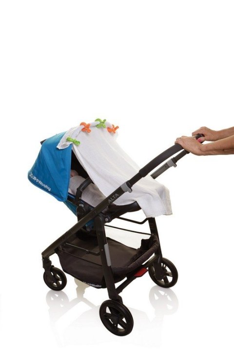 ND19_PCR2217P__A Klipsy do wózka - 4 szt. - 2x zielony; 2x pomarańczowy