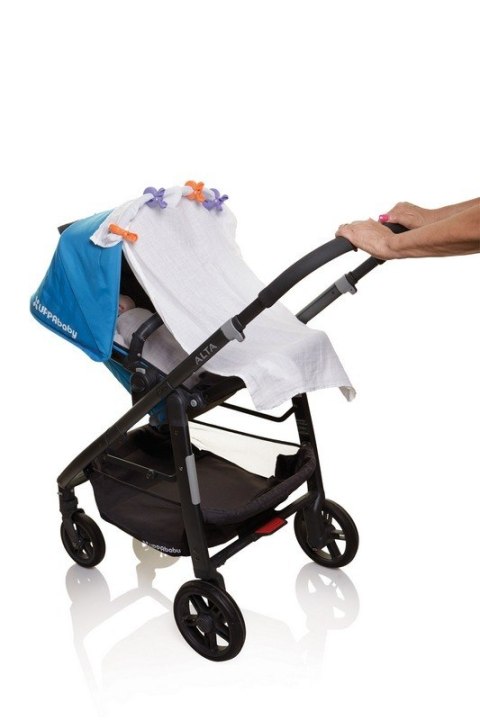 ND19_PCR2220P__A Klipsy do wózka - 4 szt. - 2x fioletowy; 2x pomarańczowy