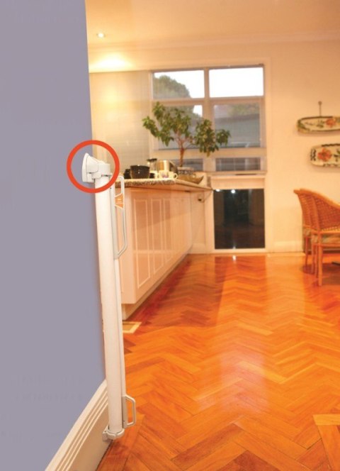 ND19_PCR821P Dystans do bramki Roll Up biały