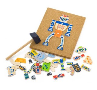 VIGA Drewniana Ukł. na Pinezki Roboty