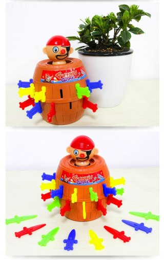 KX7876 Gra zręcznościowa Szalony Pirat 9 x 9 x 12,5 cm