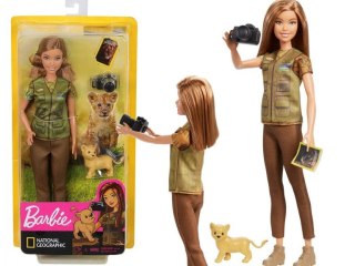 Lalka Barbie Fotoreporterka National Geographic