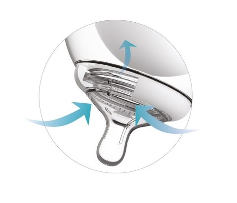 ND19_NABE-3010119 Smoczek silikonowy na butelkę Nanobebe - wolny przepływ - 2 szt.