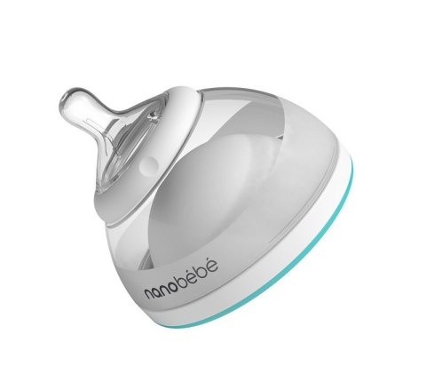 ND19_NABE-3012319 Smoczek silikonowy na butelkę Nanobebe - szybki przepływ - 2 szt.
