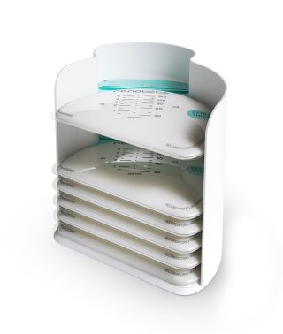 ND19_NABE-5010162______25 Torebki do przechowywania mleka matki/pokarmu - 25 szt. + organizer