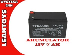 ND24_979 AKUMULATOR BEZOBSŁUGOWY AGM 12V 7 AH