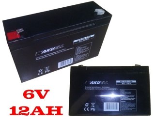 ND24_983 Akumulator Bezobsługowy AKUELL 6V 7 AH