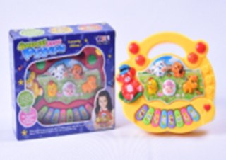 KX7216 Pianinko edukacyjne odgłosy zwierząt farma