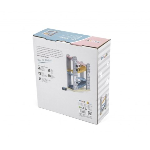 Kolorowa Drewniana Zjeżdżalnia Dla Samochodzików Viga PolarB