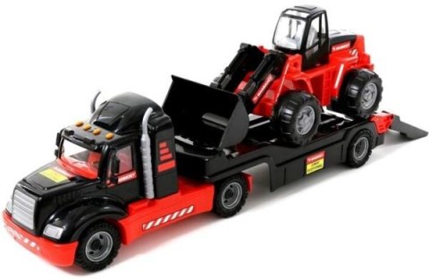 ND17_ZB-103939 Polesie MAMMOET - samochód holownik + traktor z ładowarką