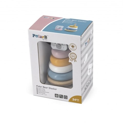 Piramidka edukacyjna - Miś Polarny - VIGA - PolarB