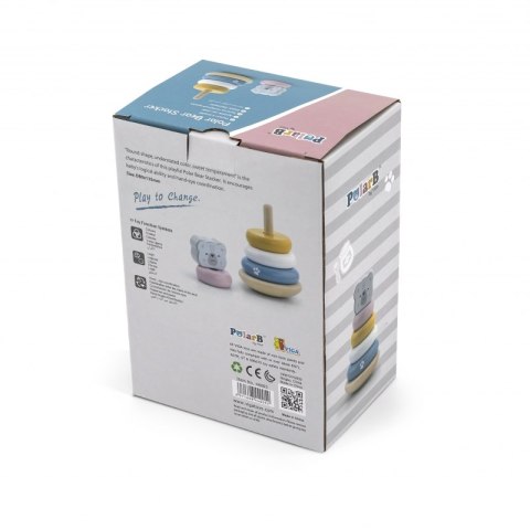 Piramidka edukacyjna - Miś Polarny - VIGA - PolarB