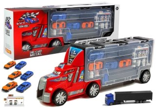 Walizka Tir Ciężarówka z Autkami Sorter Resoraki Akcesoria