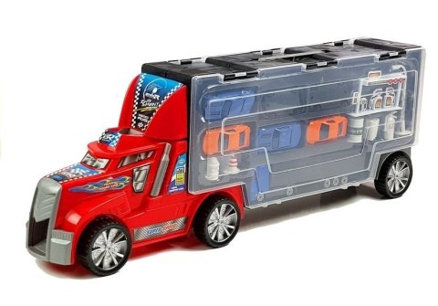 Walizka Tir Ciężarówka z Autkami Sorter Resoraki Akcesoria