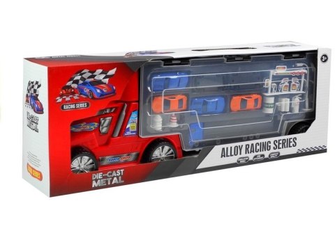 Walizka Tir Ciężarówka z Autkami Sorter Resoraki Akcesoria