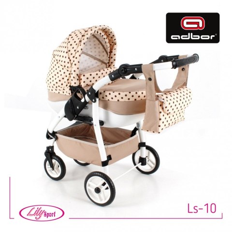 Wózek dla lalek Lola skrętne koła HIT!