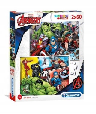 CLE puzzle 2x60 The Avengers2019 super kolor 21605