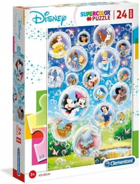 CLE puzzle 24 maxi Classic Disney supercolor 28508