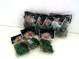 Gumki 250 szt. ciemno zielony 620079 /12