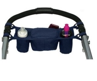 KX7852_2 Organizer do wózka na napoje butelkę granatowy