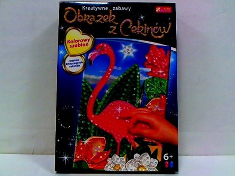 Cekinowy obrazek. Flaming 43909.