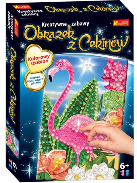 Cekinowy obrazek. Flaming 43909.