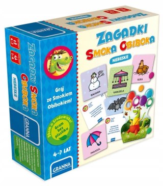 Gra ZAGADKI SMOKA OBIBOKA niebieskie 03567