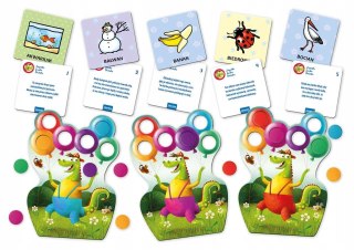 Gra ZAGADKI SMOKA OBIBOKA niebieskie 03567