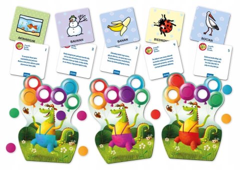 Gra ZAGADKI SMOKA OBIBOKA niebieskie 03567