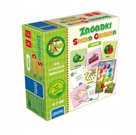 Gra ZAGADKI SMOKA OBIBOKA zielone 03574