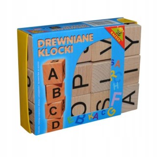 Klocki drewniane A B C 02322