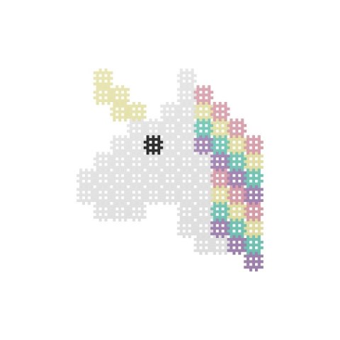 Klocki micro waffle 80el Jedno.03414