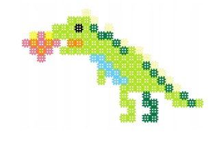 Klocki micro waffle150el Dinoz.03452