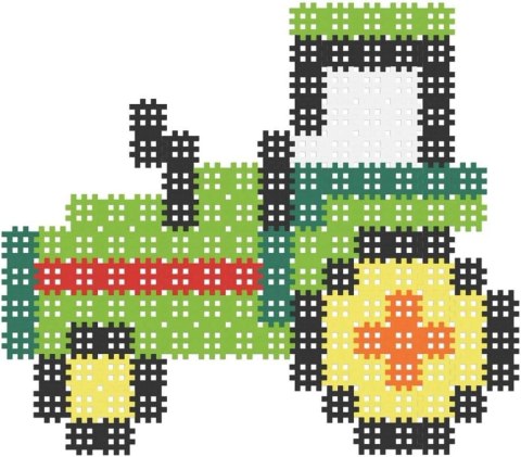 Klocki micro waffle150el Trakt.03483