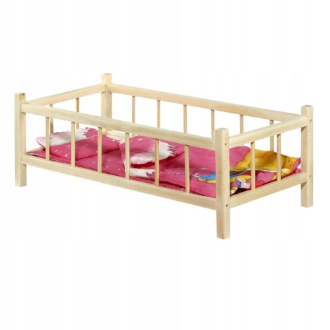 Łóżeczko duże z pościelą B 04005