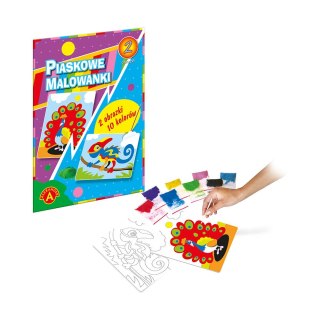 Piaskowa malowanka-kameleon, paw 13993