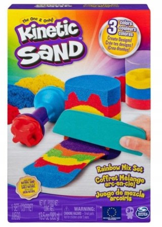 SPIN.Kinetic Sand zest.Tęczowych narzędzi 6053691