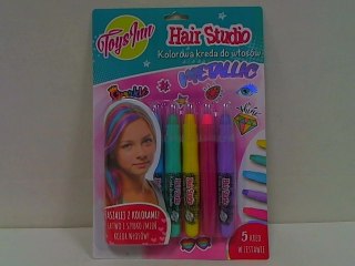 STNUX Kreda do włosów metalic 5szt STN5928