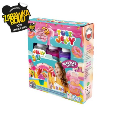 TUBAN-Zestaw Tubi Jelly 3kol Słodycze 33170.