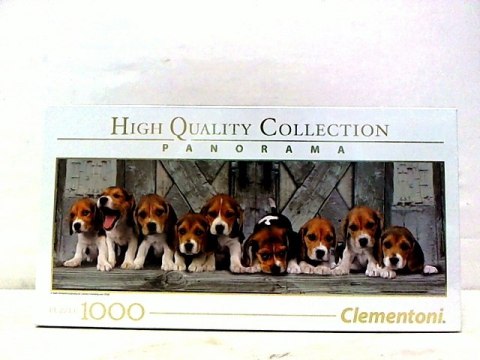 CLE.puzzle 1000 Panorama pieski Beagles 39435