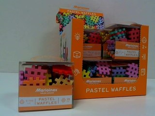 Klocki wafle mini pastel 35szt 03674