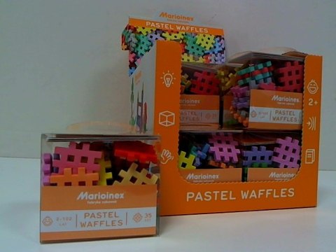 Klocki wafle mini pastel 35szt 03674