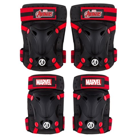 ND15_9066 OCHRANIACZE SKATE - ZESTAW - KOLANA, ŁOKCIE, NADGARSTKI - AVENGERS