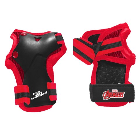ND15_9066 OCHRANIACZE SKATE - ZESTAW - KOLANA, ŁOKCIE, NADGARSTKI - AVENGERS