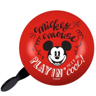 ND15_9149 DZWONEK DO ROWERU RETRO MICKEY RED VINTAGE