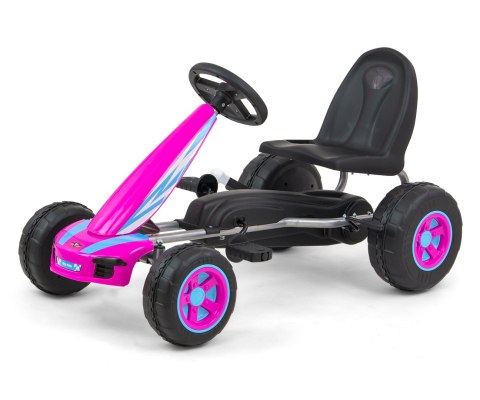 ND18_3128 Milly Mally Gokart na pedały Viper Pink