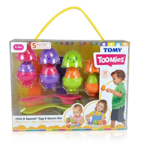 TOMY.Toomies Jajeczka z łyżeczkami E73082