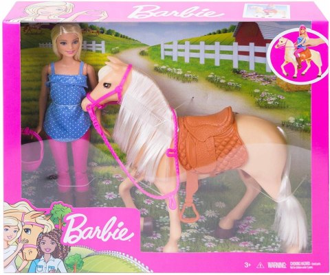 Barbie lalka + koń podstawowy FXH13 /3