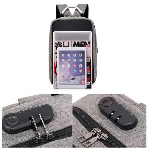 ND32_K403E K403E PLECAK ANTYKRADZIEŻOWY WODOODPORNY